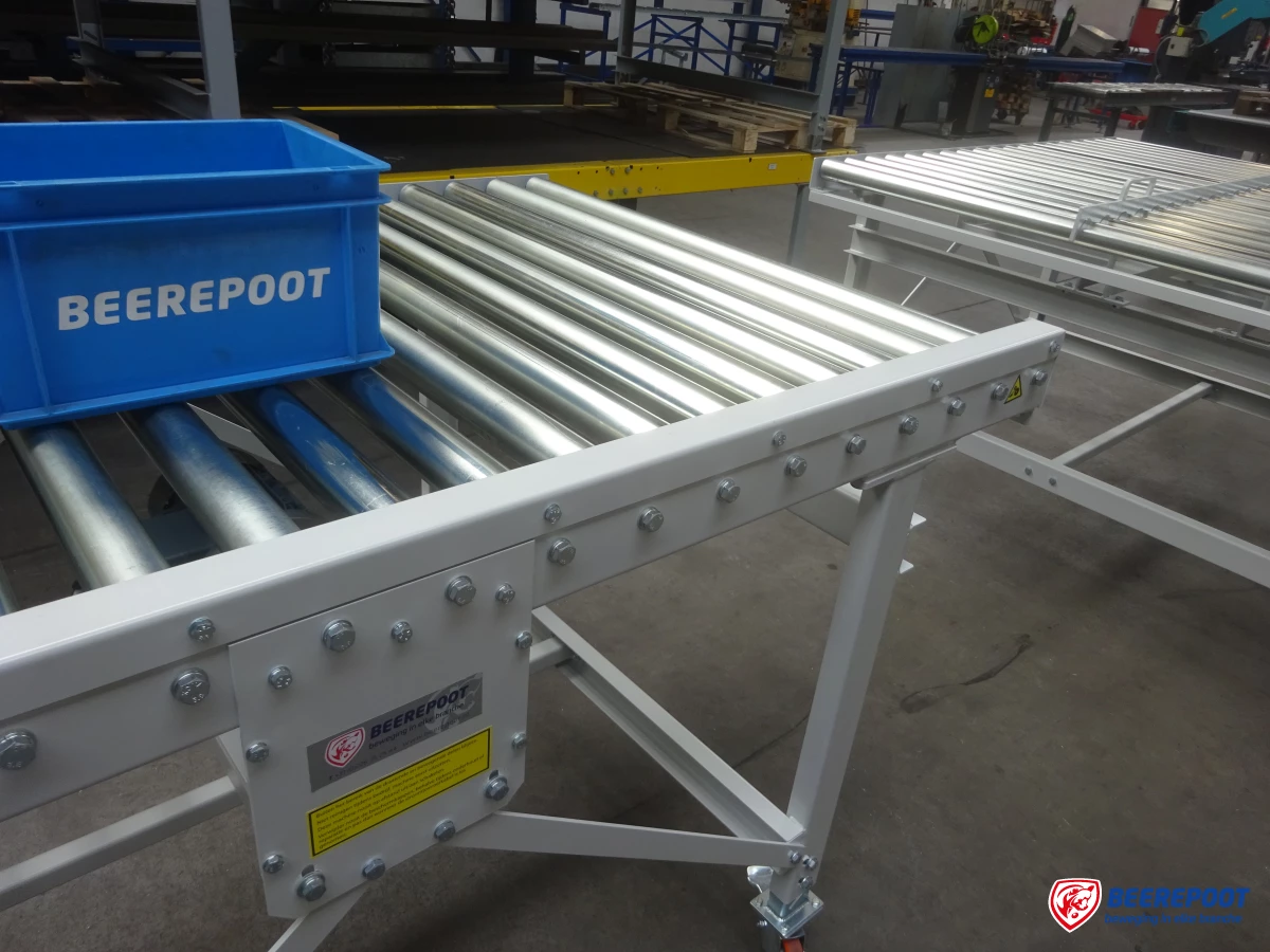 Aanvoerbanen laminop tegels